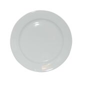 Bord brede rand wit 17 cm.